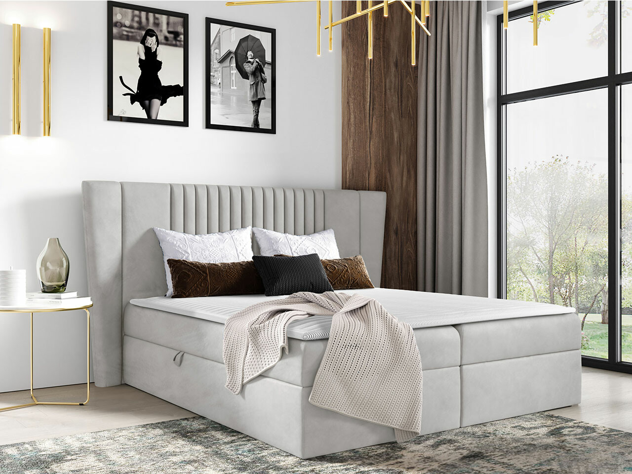 Boxspring Fenestra (Magic Velvet 2239)