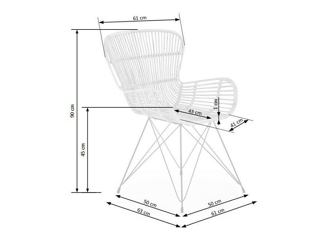 Stoel Houston 487 (Lichtbruin)
