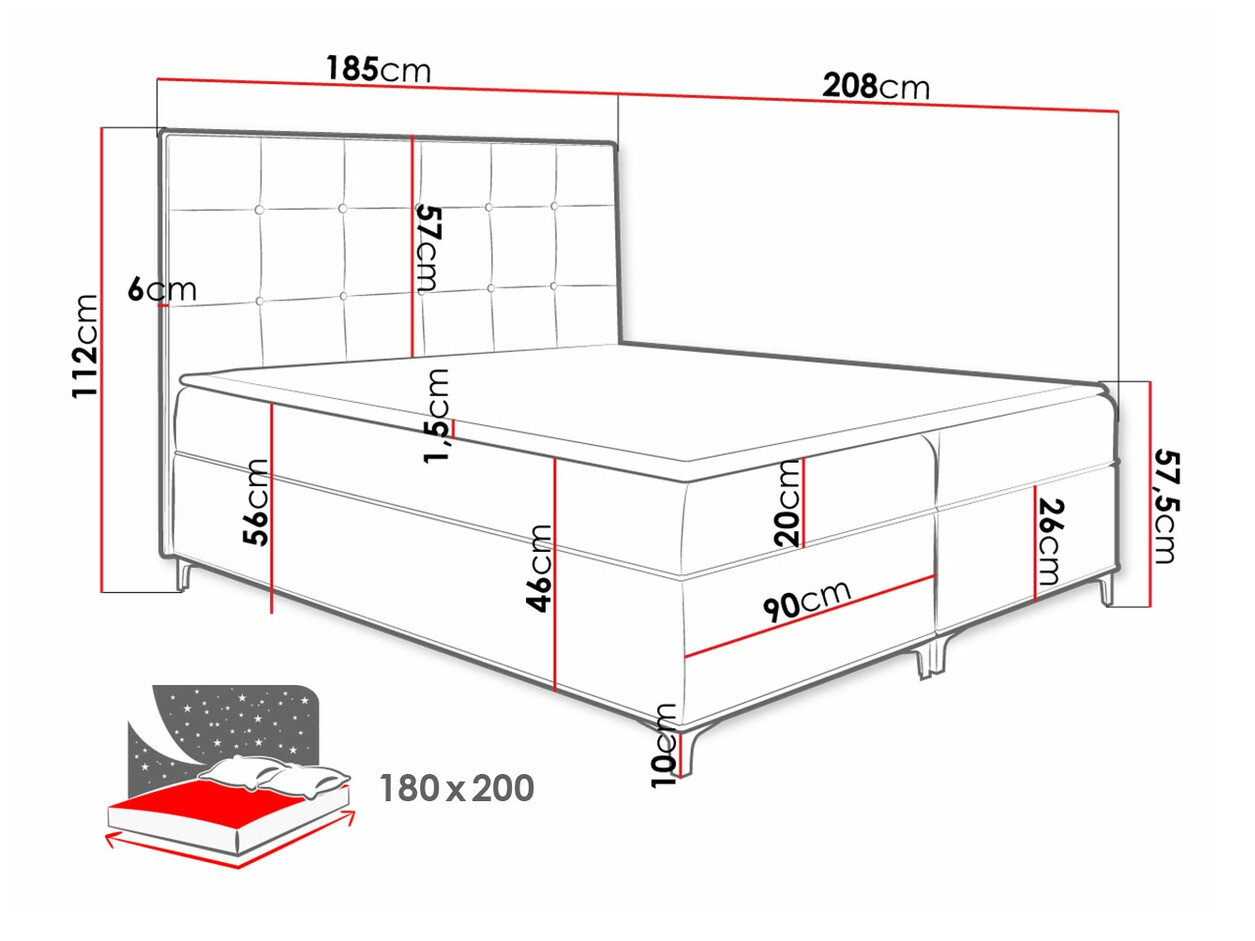 Boxspring Porta (Fresh 1)