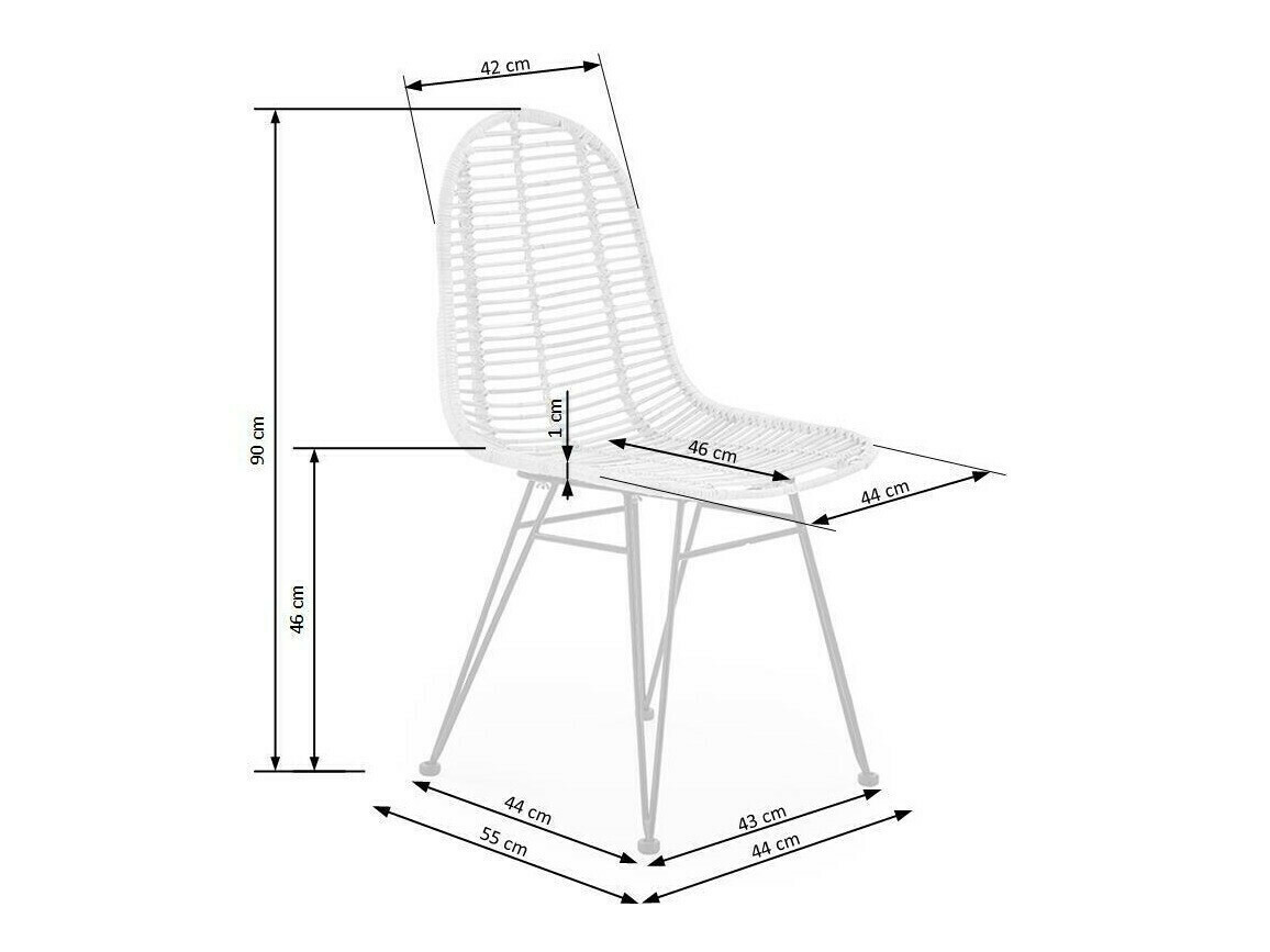 Stoel Houston 489 (Lichtbruin)