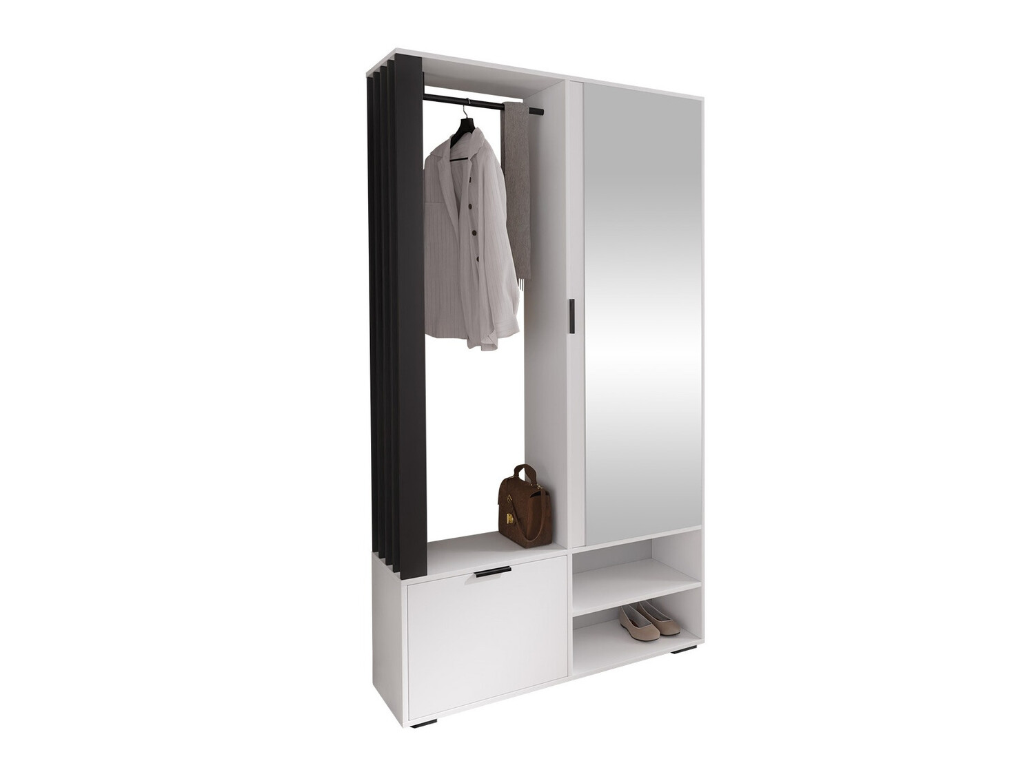 Gangmeubelset Stanton 145 (Wit + Zwart)