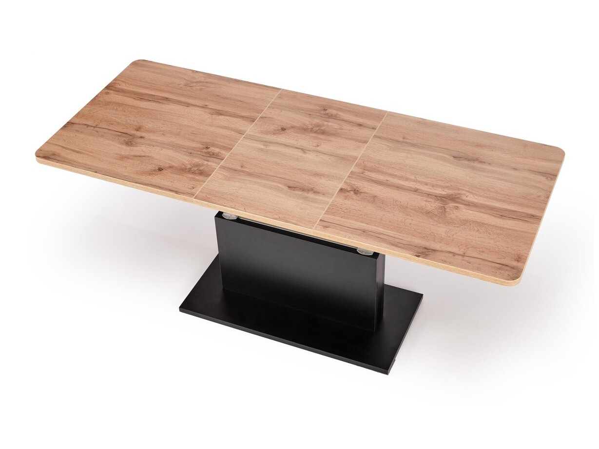 Transformeerbare salontafel Houston 1253 (Wotan eik + Zwart)