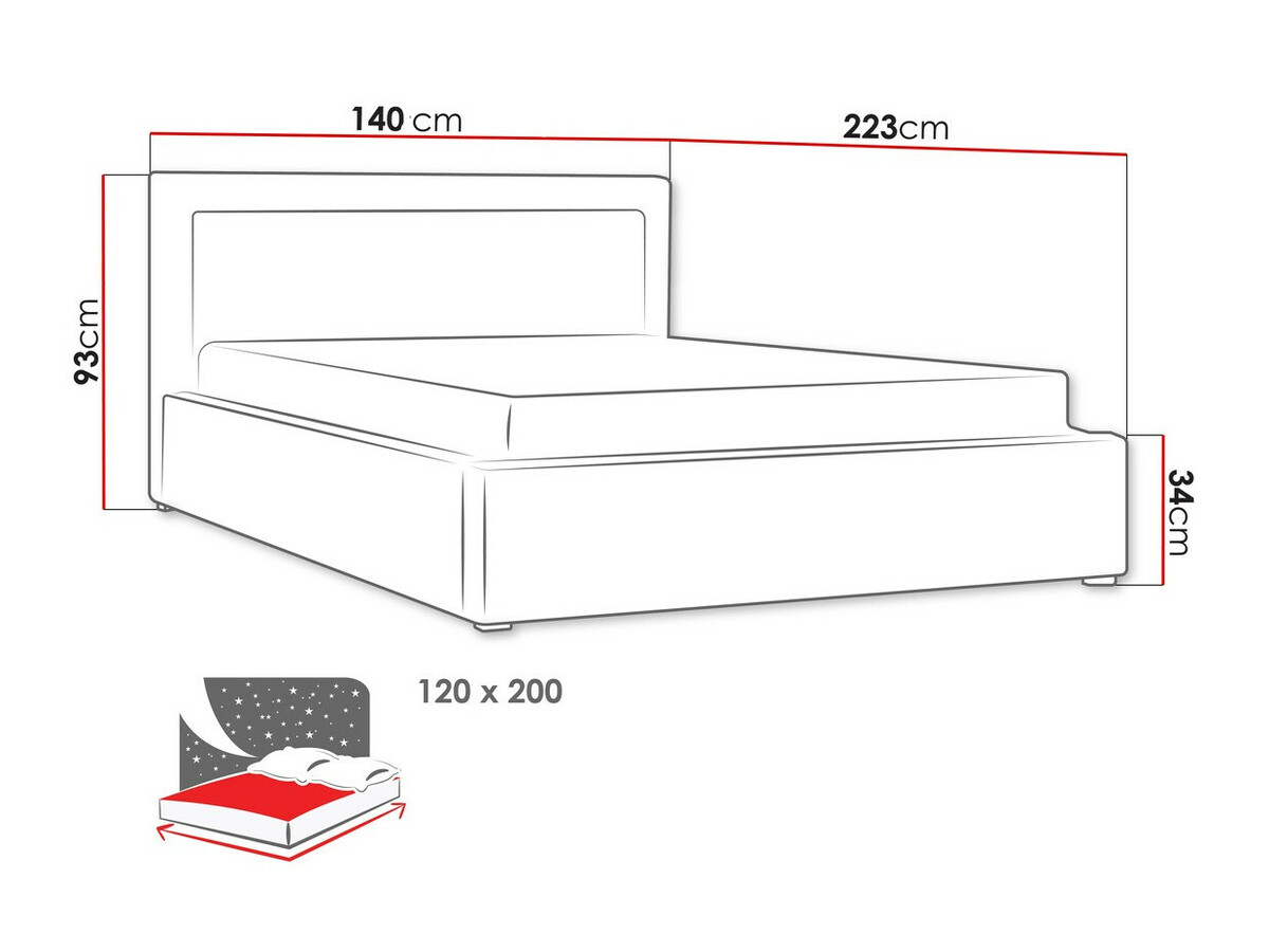 Bed Pomona 102 (Victoria 14 863)
