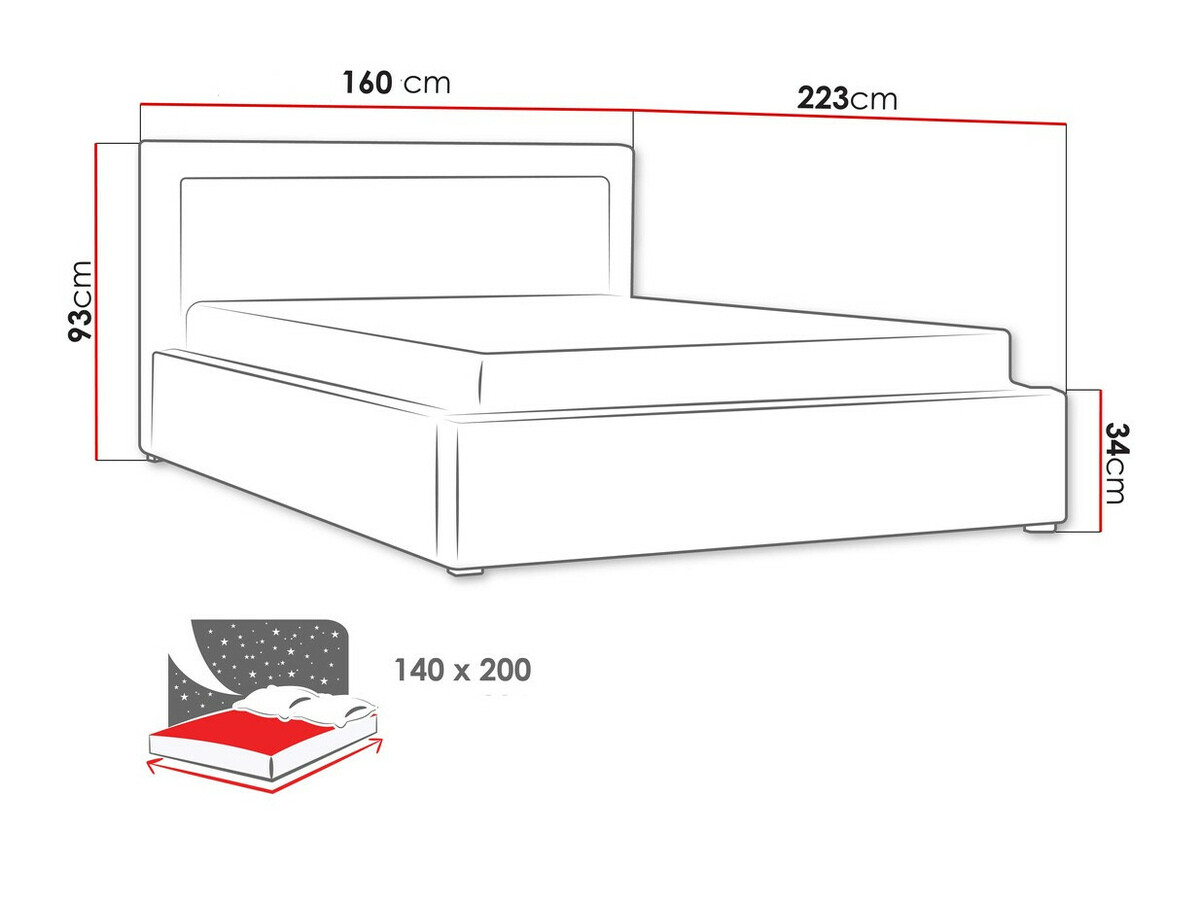 Bed Pomona 102 (Victoria 14 866)