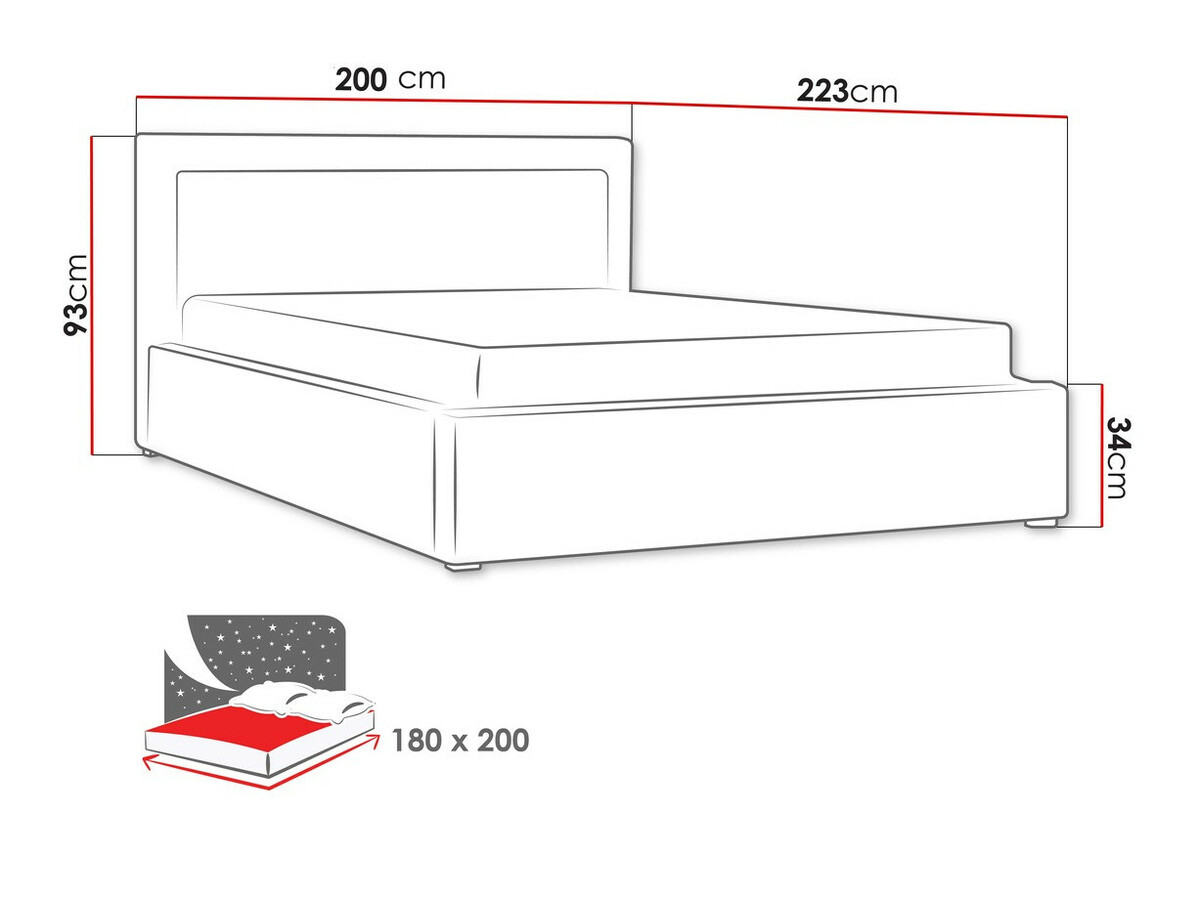Bed Pomona 102 (Victoria 14 866)