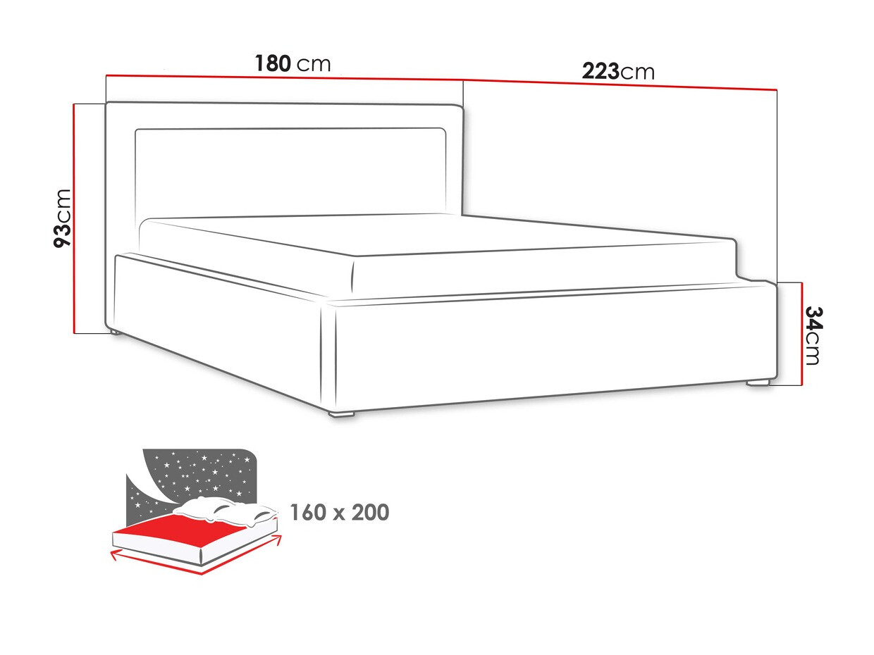 Bed Pomona 102 (Victoria 14 867)