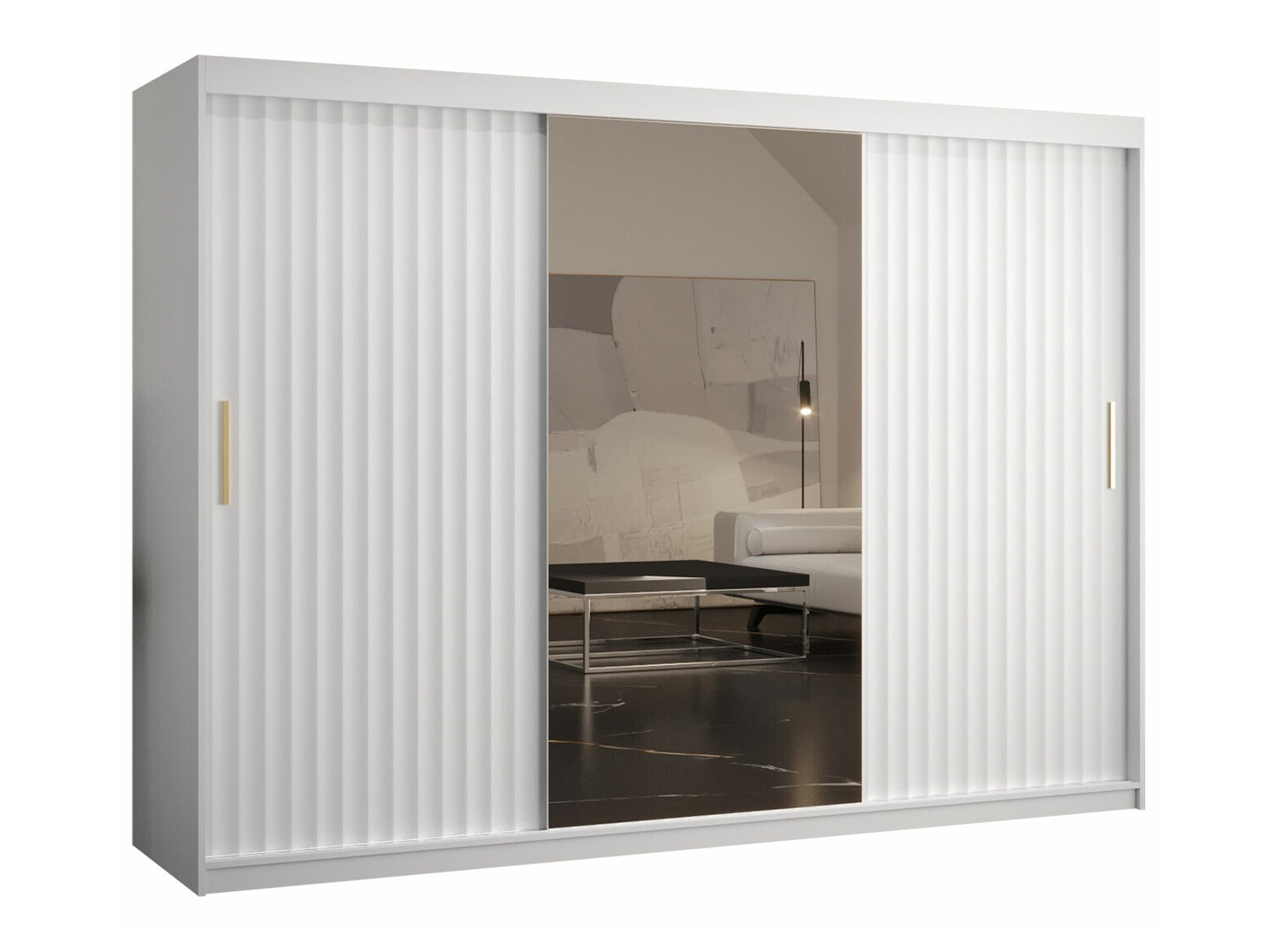 Kledingkast Hartford 339 (Wit)