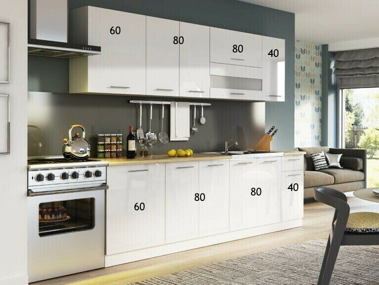 Modulaire keukenset Tiffa Grey 108