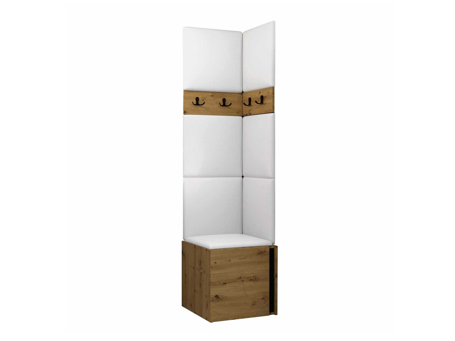 Gangmeubelset Pinis XXI (Artisan eiken + Zwart)