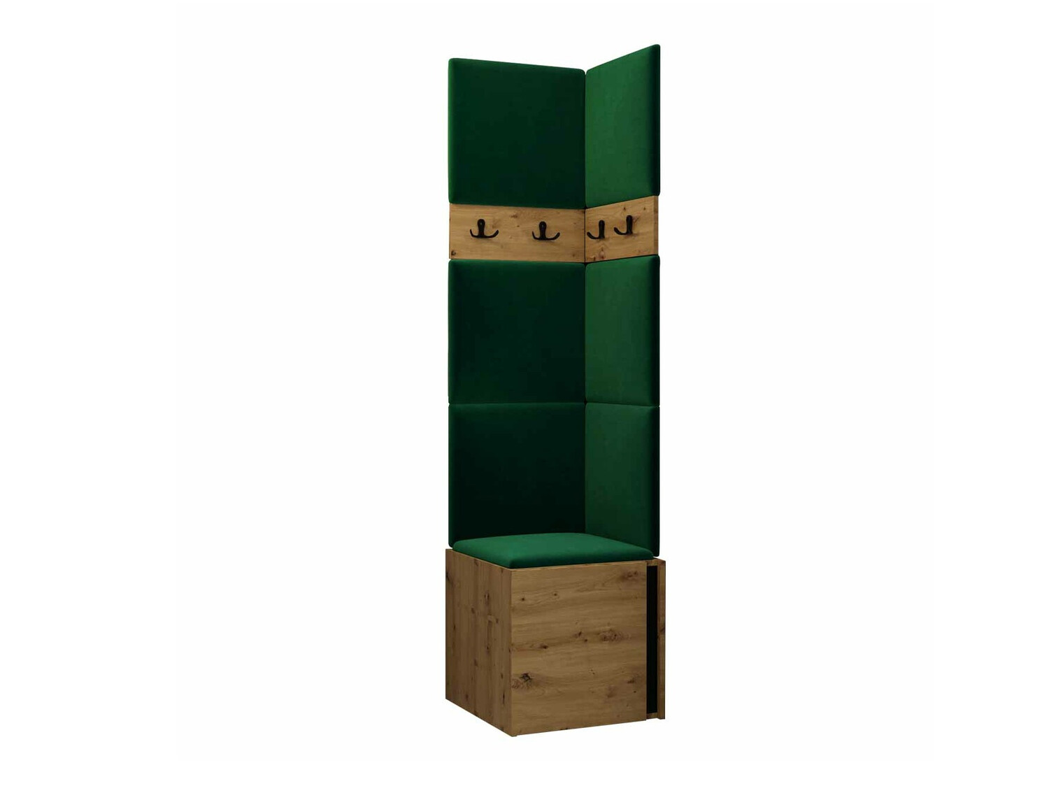 Gangmeubelset Pinis XXI (Artisan eiken + Zwart)