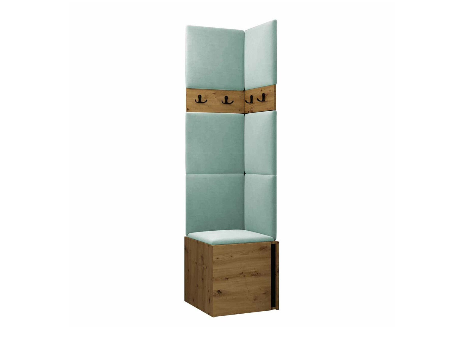 Gangmeubelset Pinis XXI (Artisan eiken + Zwart)