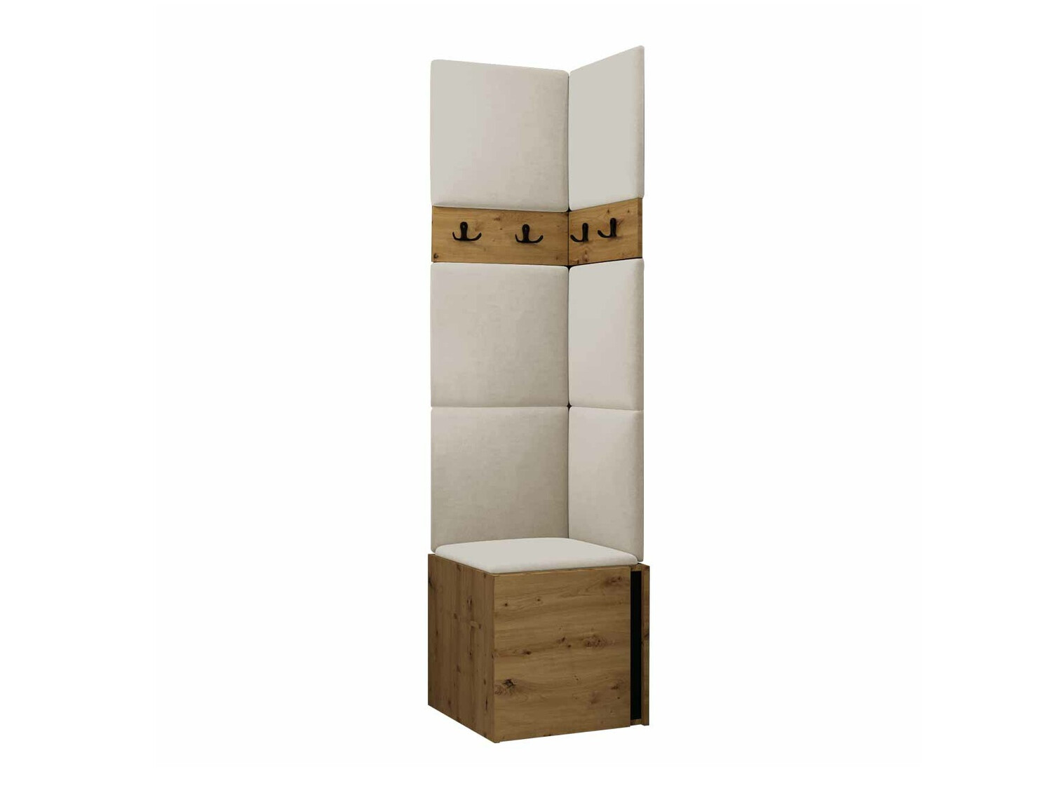 Gangmeubelset Pinis XXI (Artisan eiken + Zwart)