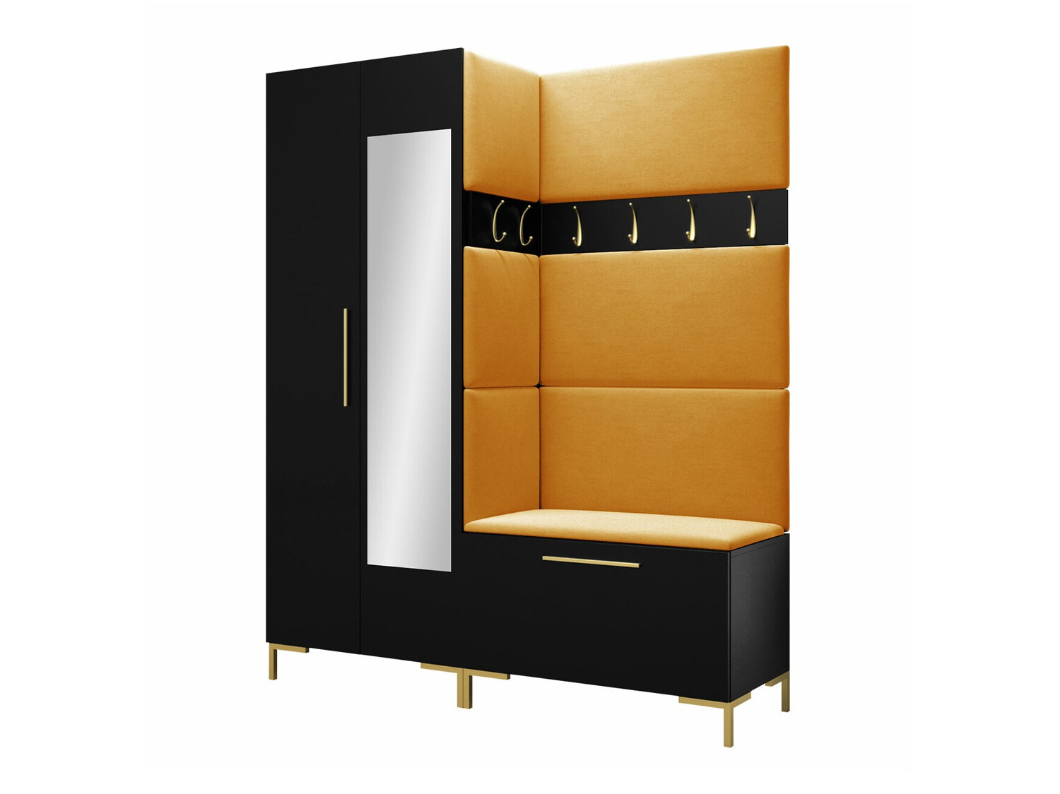 Gangmeubelset Tivsoa 107 (Zwart)