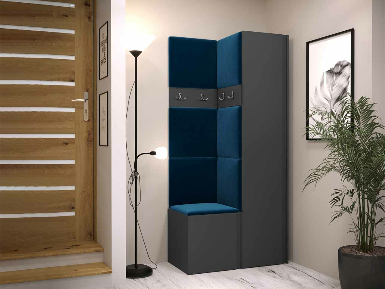 Gangmeubelset Hartford 348 (Grafiet)