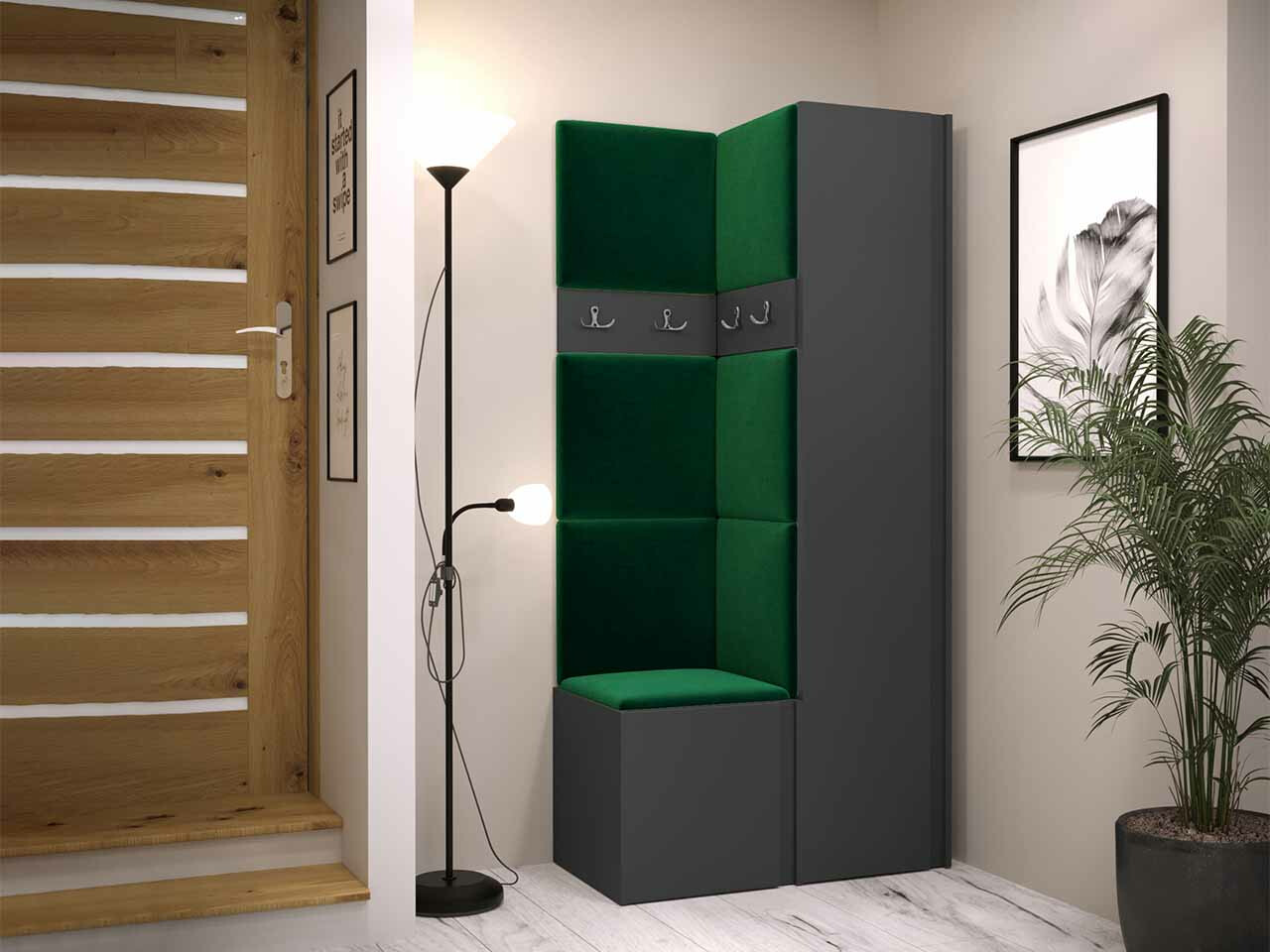 Gangmeubelset Hartford 348 (Grafiet)