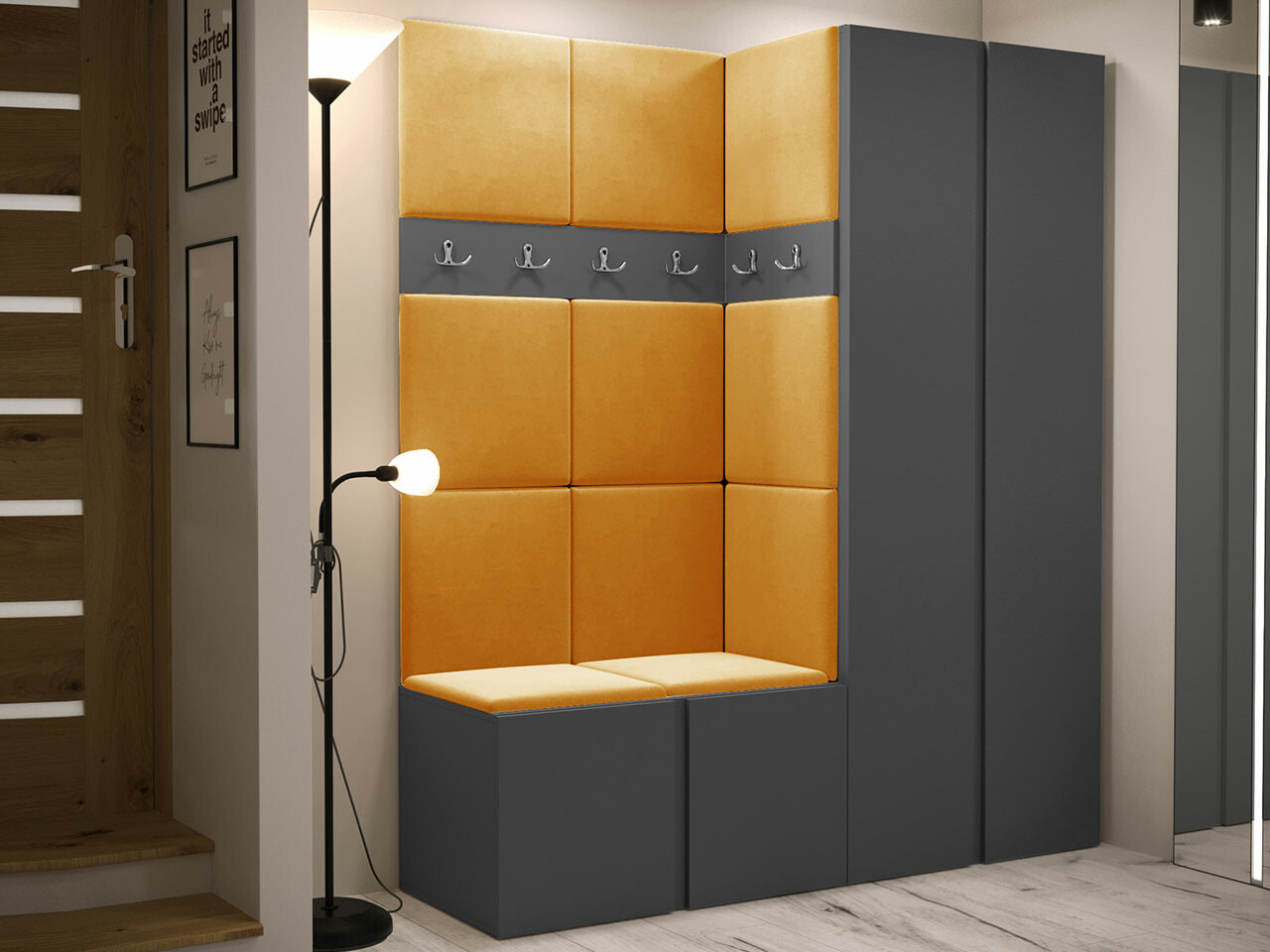 Gangmeubelset Hartford 266 (Grafiet)