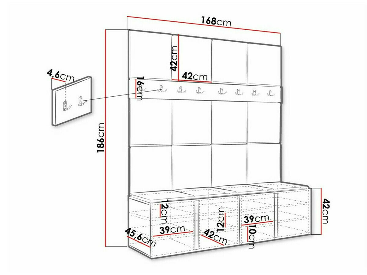 Gangmeubelset Hartford 268 (Artisan eiken)