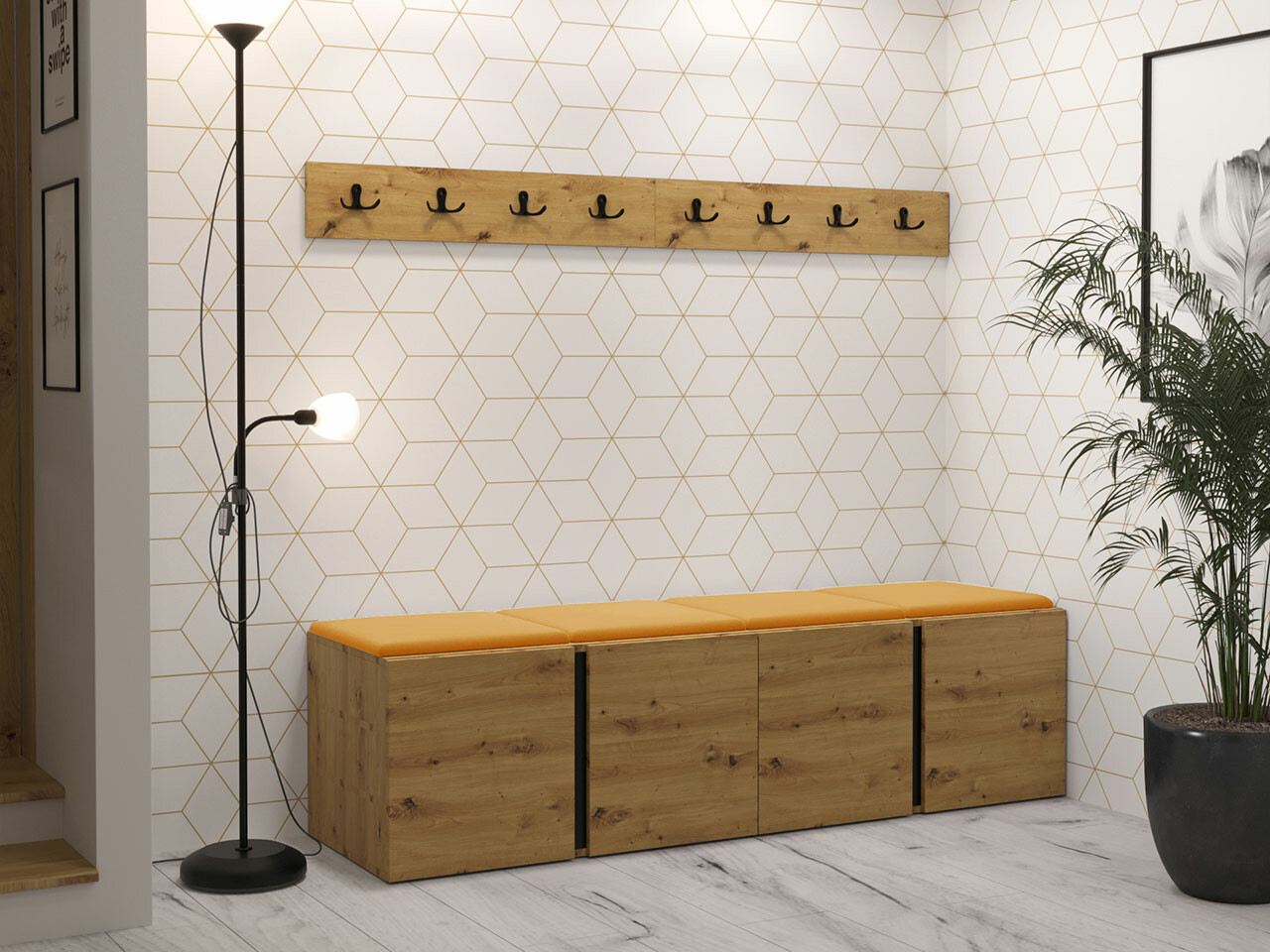 Gangmeubelset Hartford 276 (Artisan eiken)