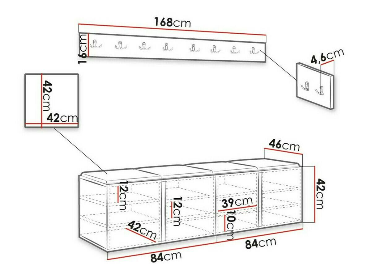 Gangmeubelset Hartford 276 (Artisan eiken)
