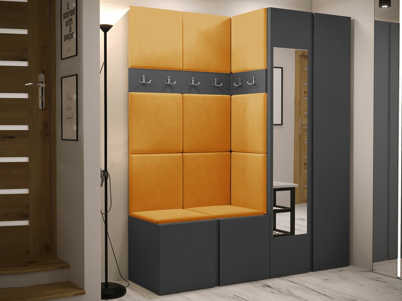 Gangmeubelset Hartford 278 (Grafiet)