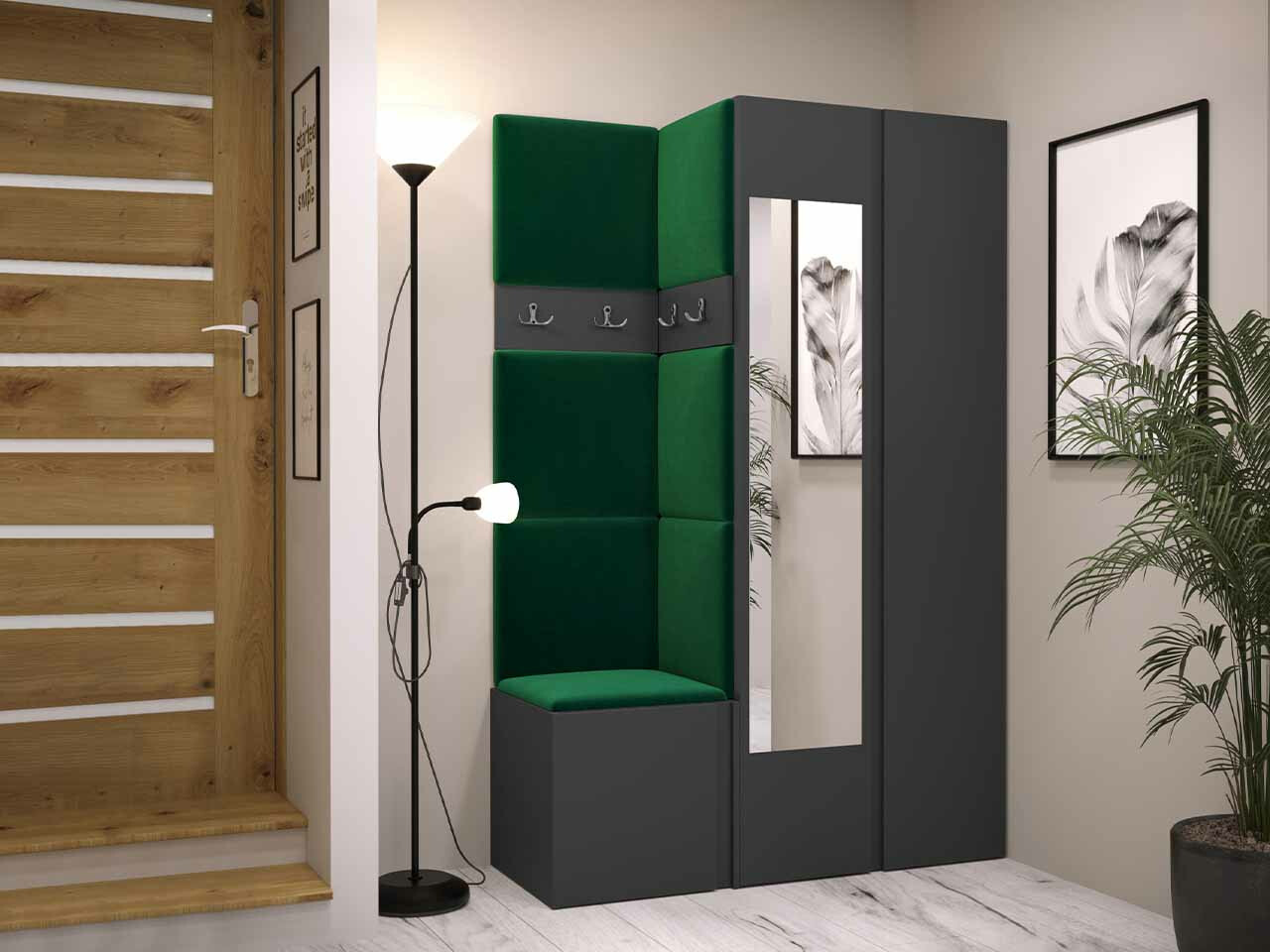 Gangmeubelset Hartford 350 (Grafiet)