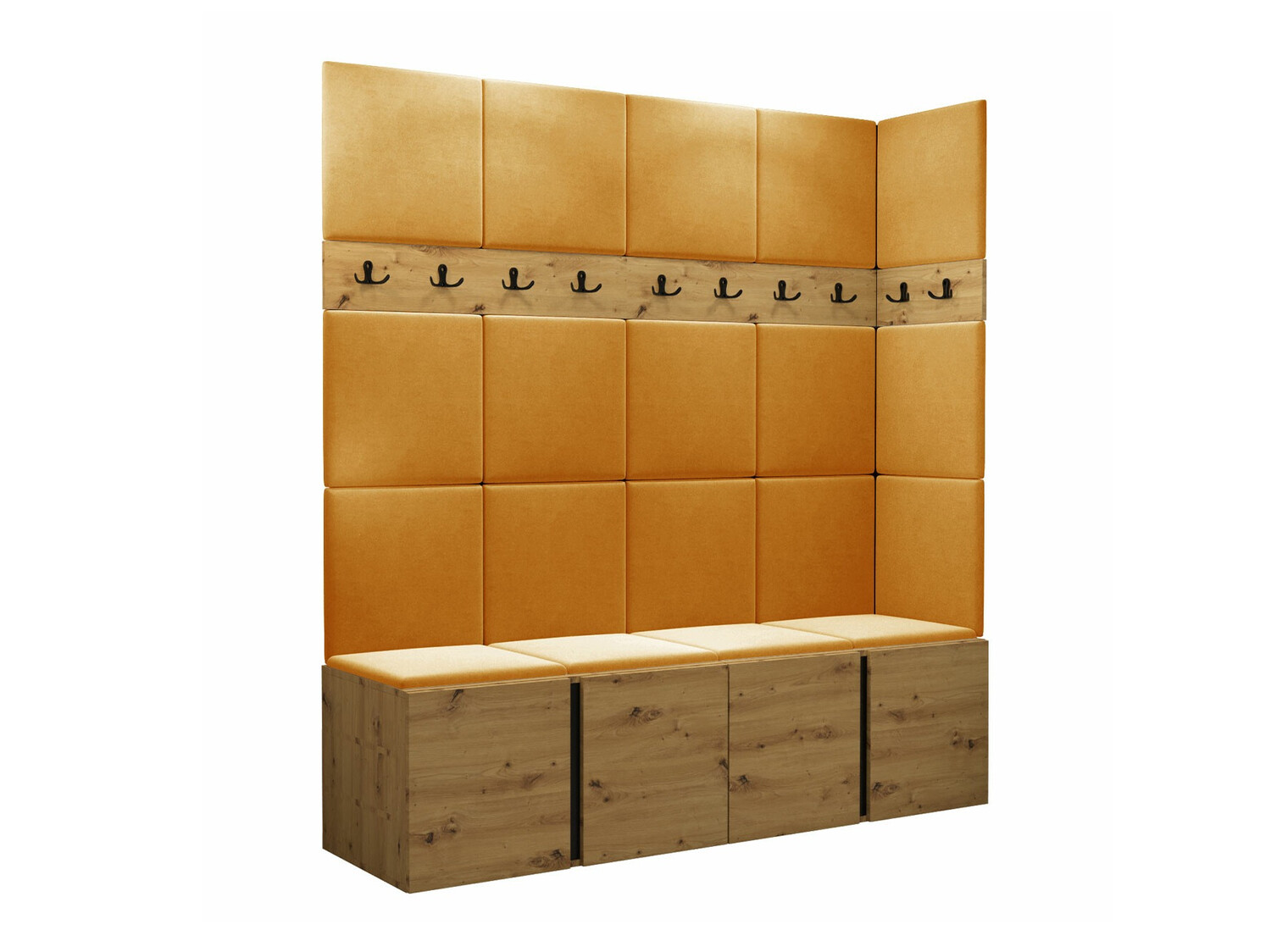 Gangmeubelset Pinis II (Artisan eiken)