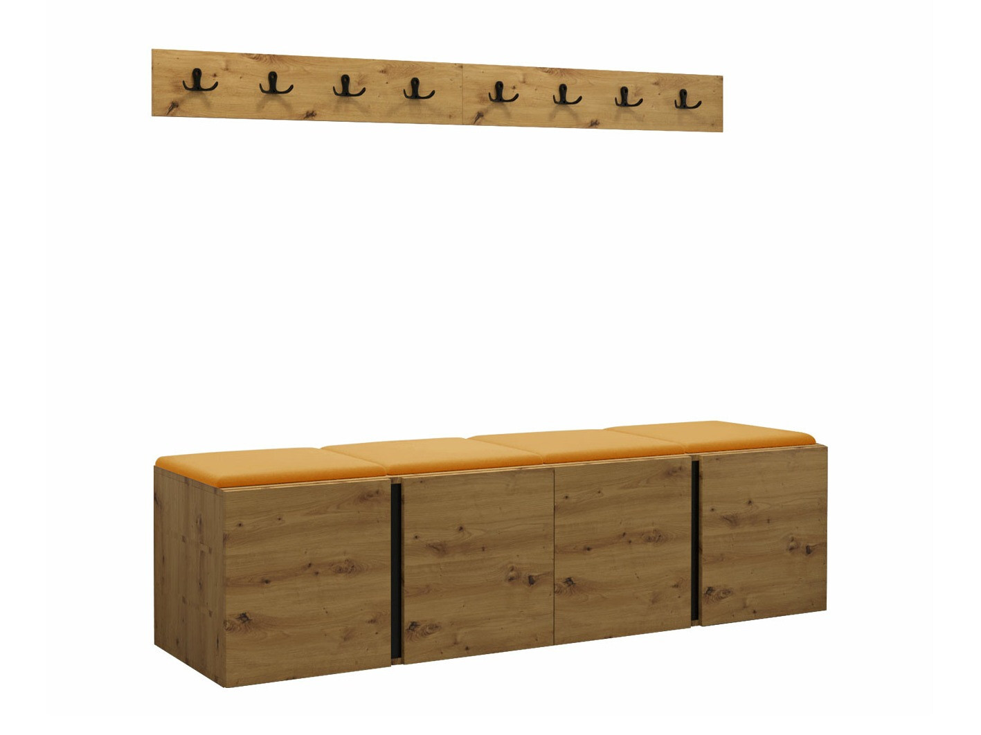 Gangmeubelset Pinis VII (Artisan eiken)