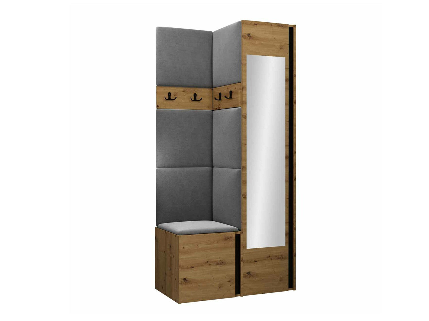 Gangmeubelset Hartford 354 (Artisan eiken + Zwart)