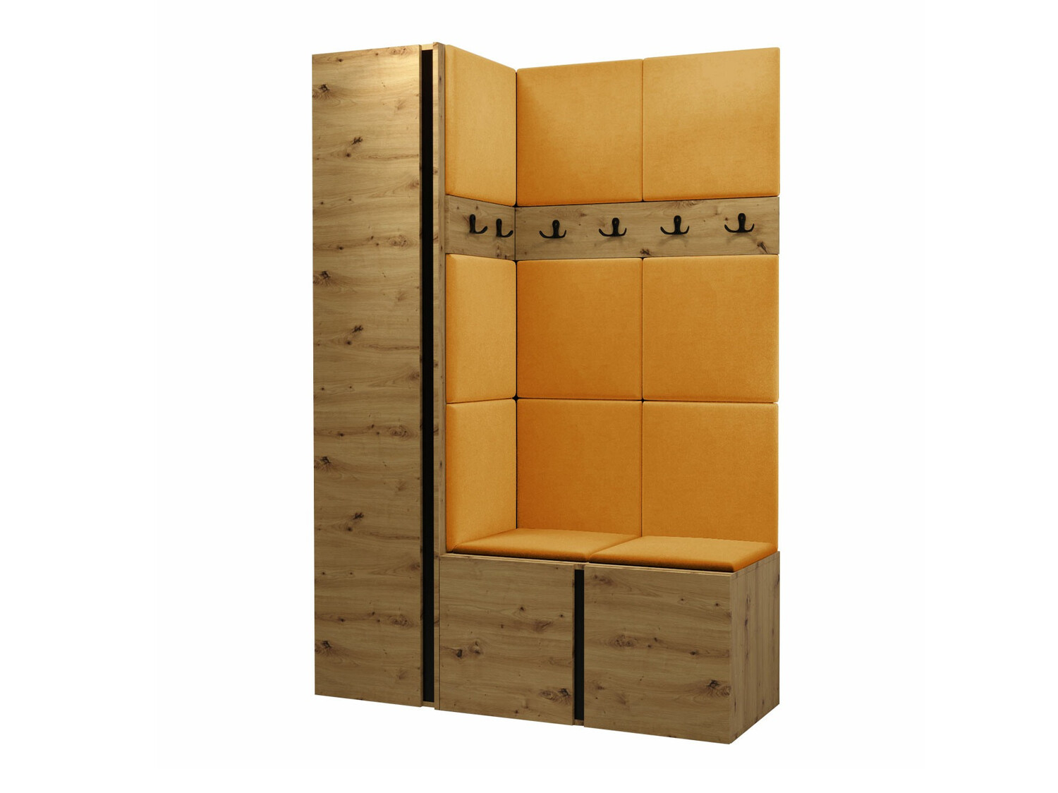 Gangmeubelset Pinis IX (Artisan eiken)