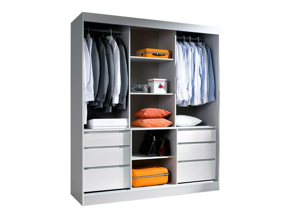 Kledingkast Toledo 120 (Lefkas eik + Zwart)