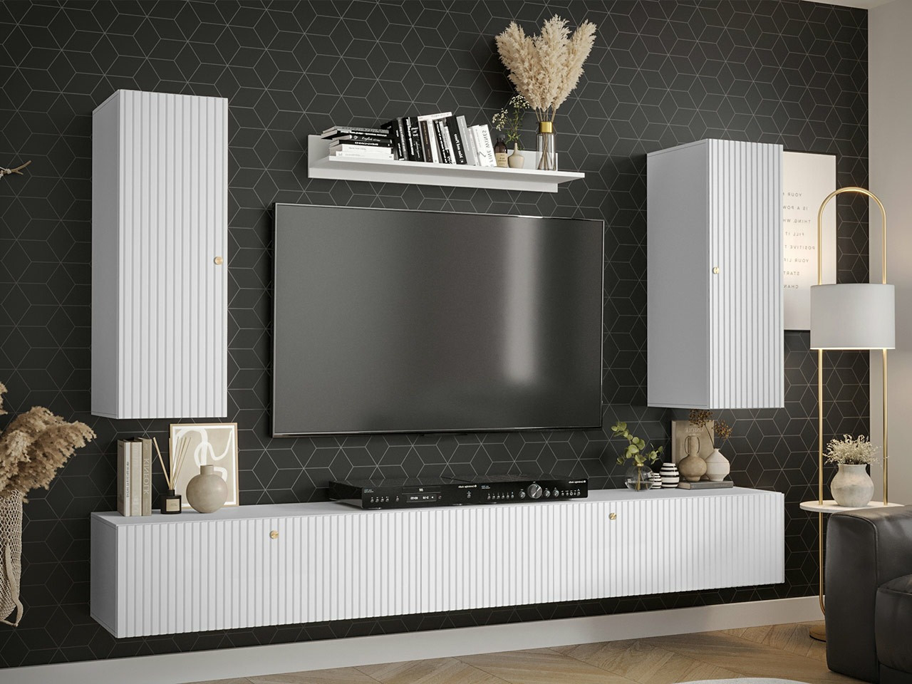 Woonkamerset Elblaru 108 (Wit)