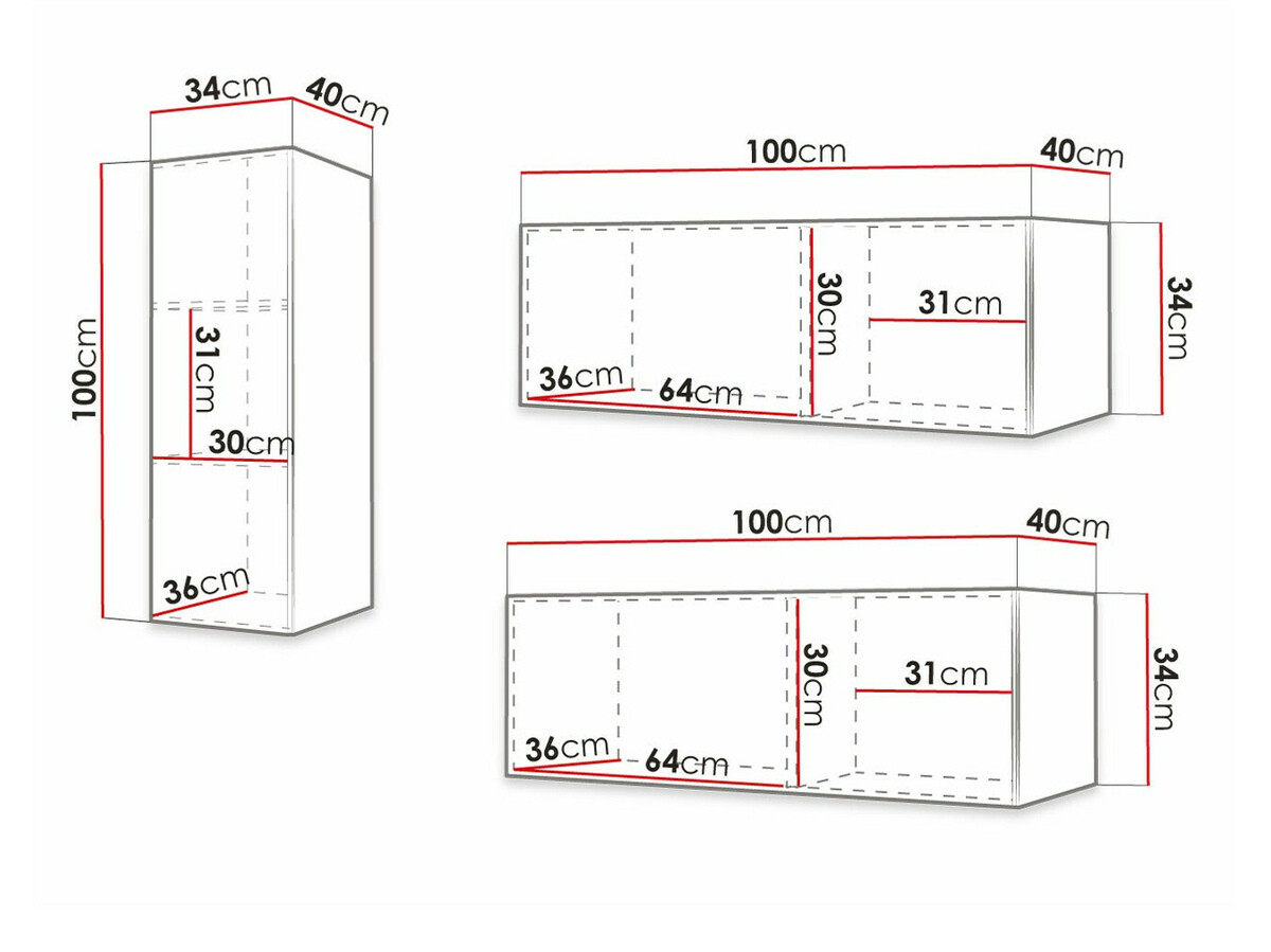 Woonkamerset Elblaru 111 (Wit)