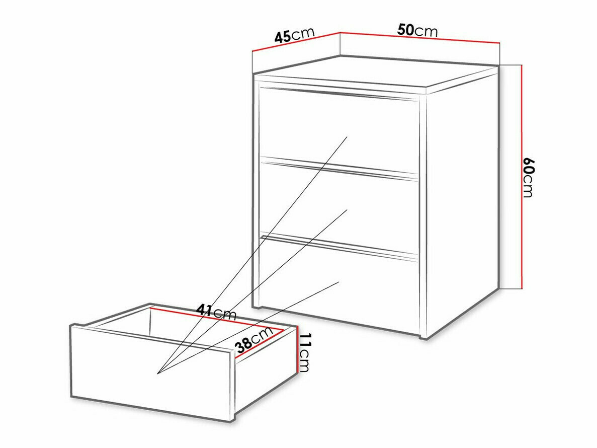 Ladeblok Omaha 134 (Wit)