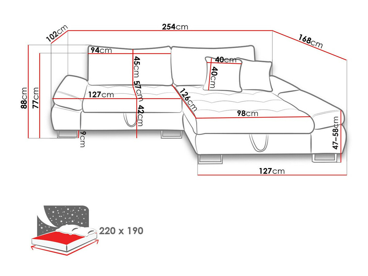 Hoekbank Lincoln 128 (Milton 10 + Milton 11)