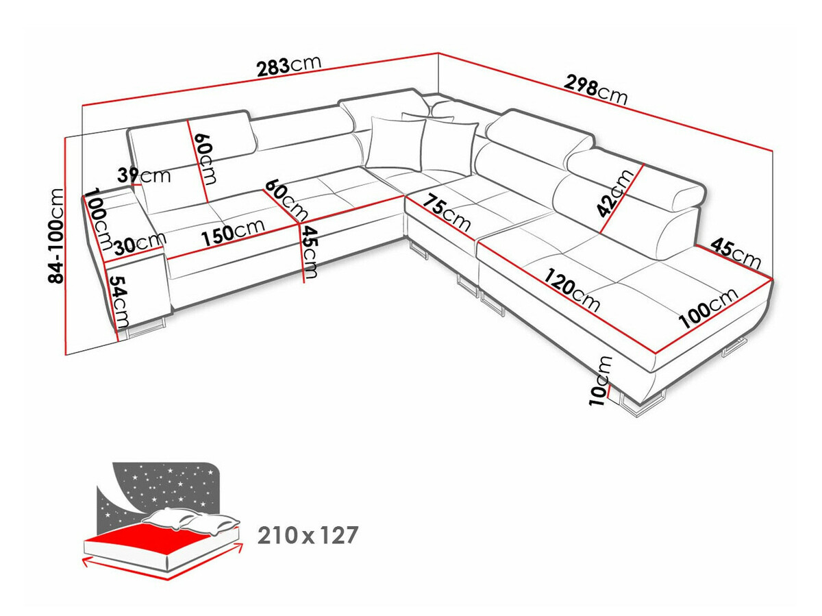 Hoekbank Sarasota 143 (Uttario Velvet 2973 + Uttario Velvet 2970)