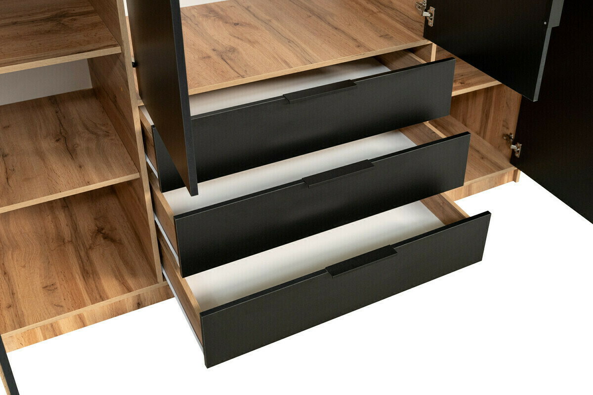 Kledingkast Enolevo 114 (Wotan eik)