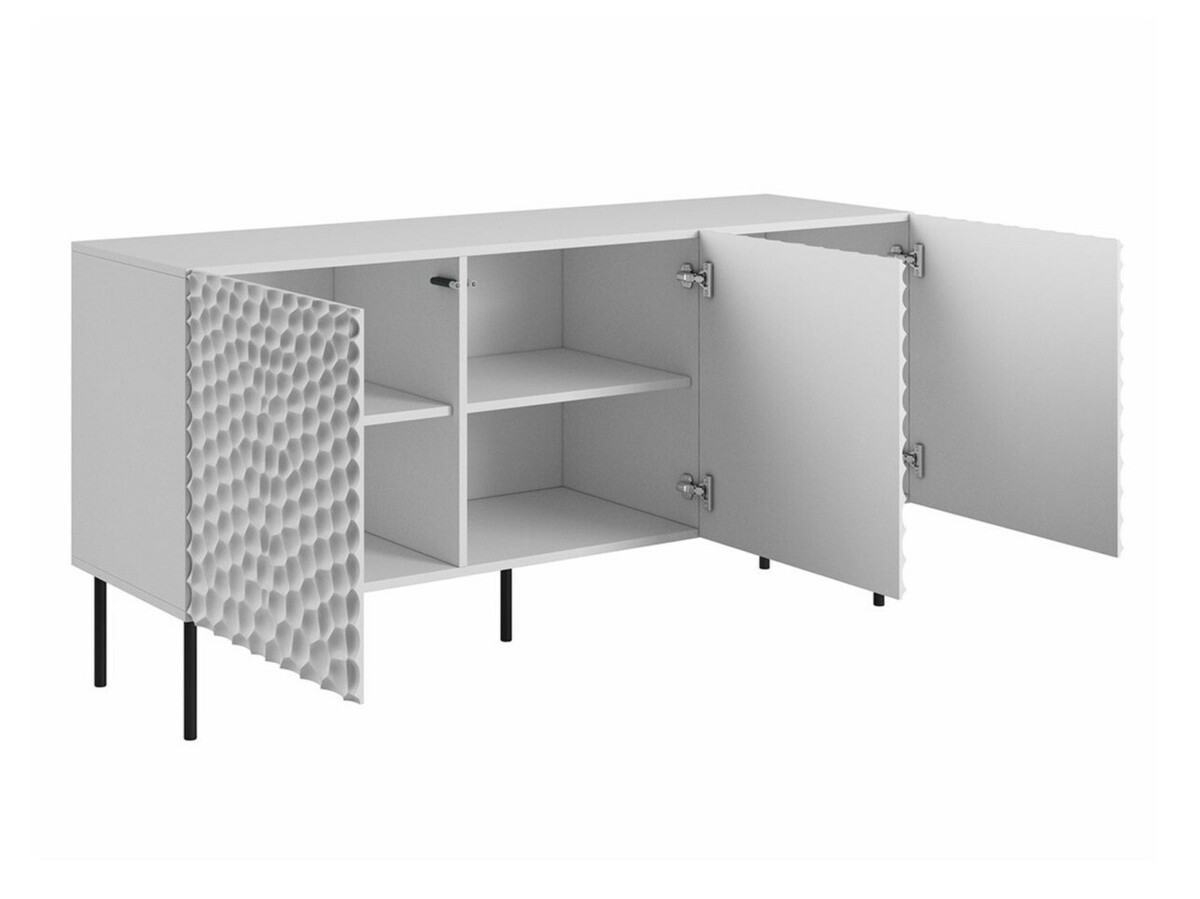 Dressoir Charlotte 169 (Zwart + Gouden)