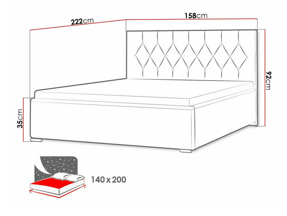 Bed Baltimore 160 (Mikrofaza 07)