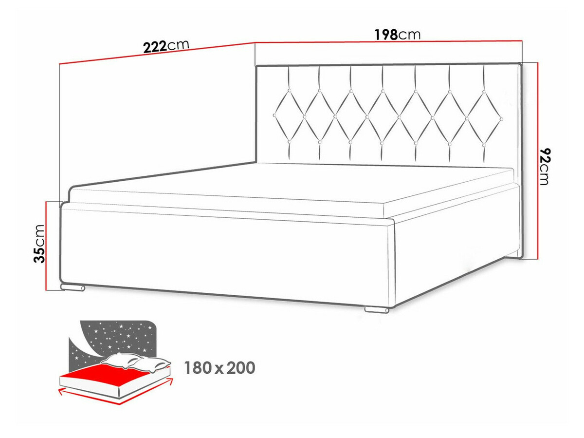 Bed Baltimore 160 (Mikrofaza 34)