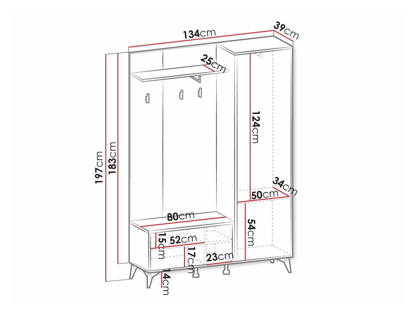 Gangmeubelset Alelmo 110