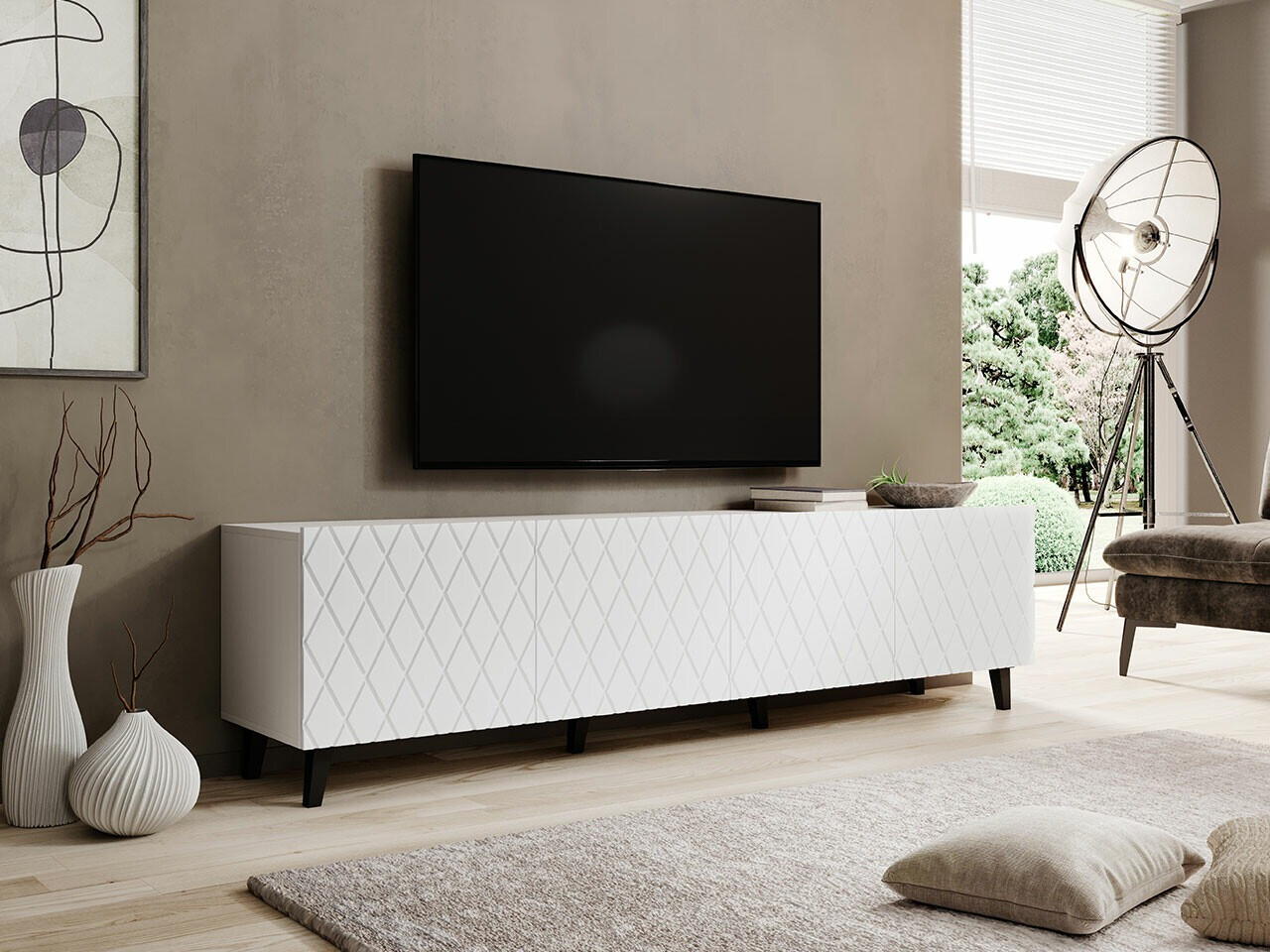 TV-meubel Charlotte 174 (Wit)