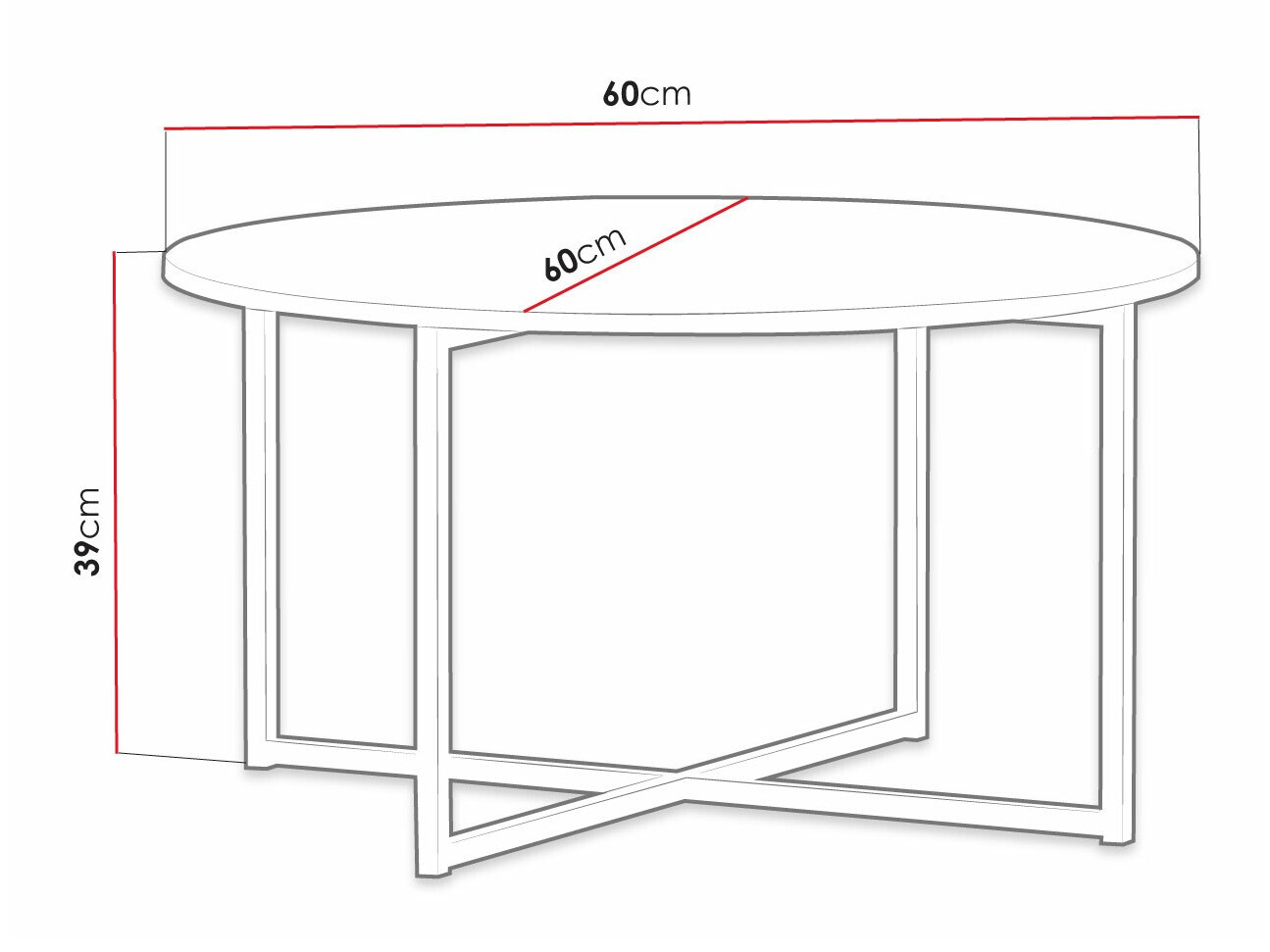 Salontafel Providence R102 (Blauw + Gouden)