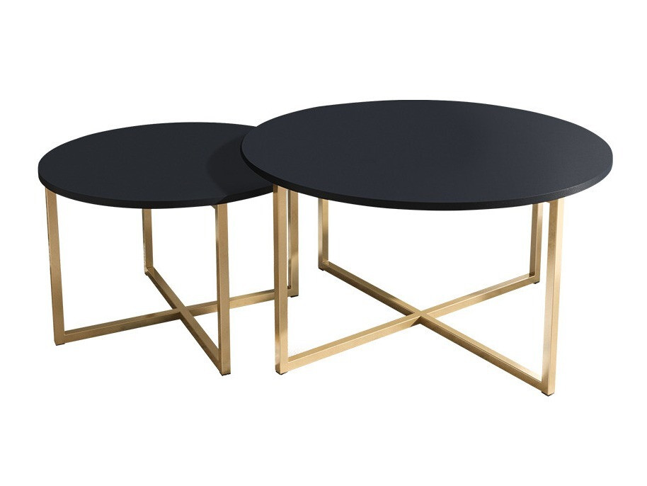 Salontafel set Providence R109 (Blauw + Gouden)