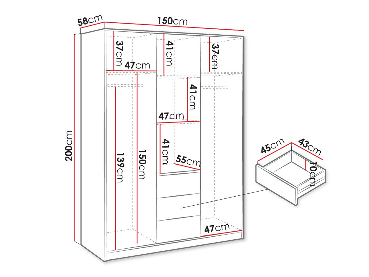 Kledingkast Enolevo 101