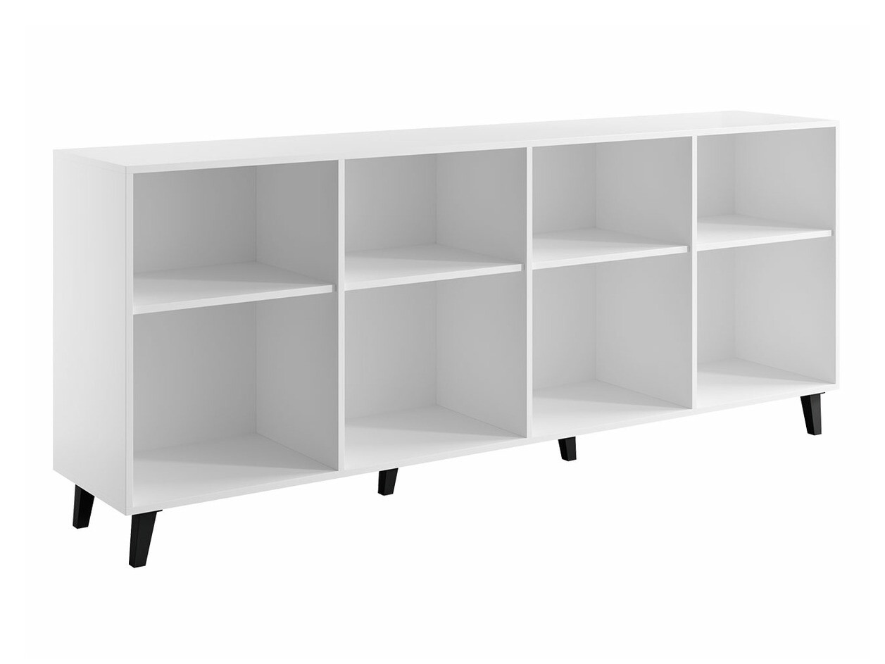 Woonkamerset Charlotte 185 (Zwart + Craft eiken)