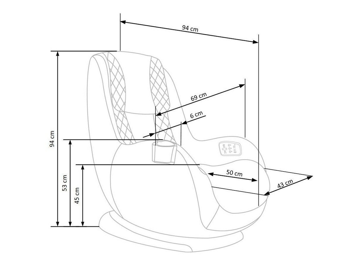 Relaxfauteuil Houston 849 (Grijs)