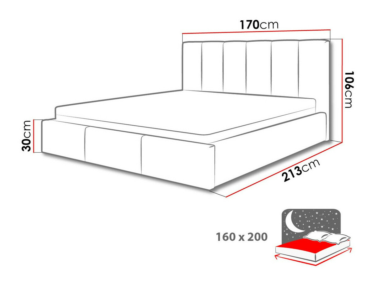 Bed ComfiDream Tirila I (Inari 96)