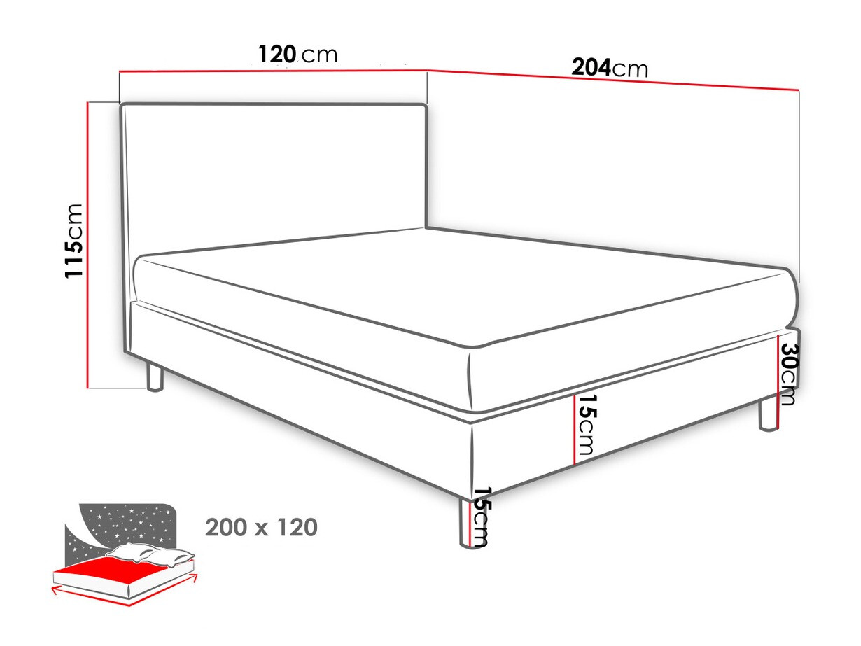 Bed Logan 100 (Solo 255)