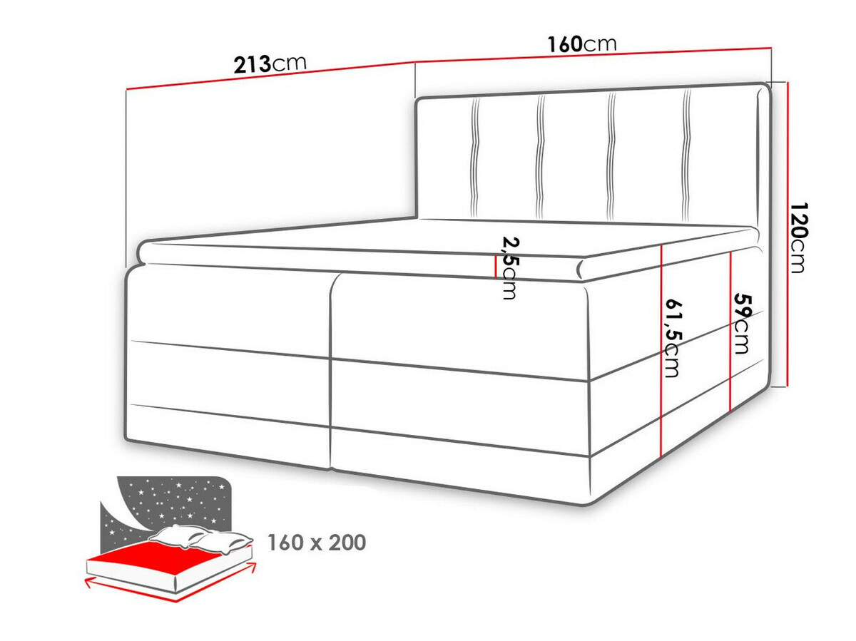 Boxspring Villa (Kameleon 92 + Kameleon 84)