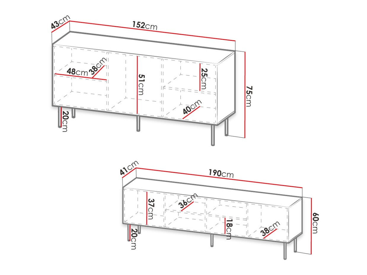 Woonkamerset Lorelbo 104 (Zwart + Gouden)